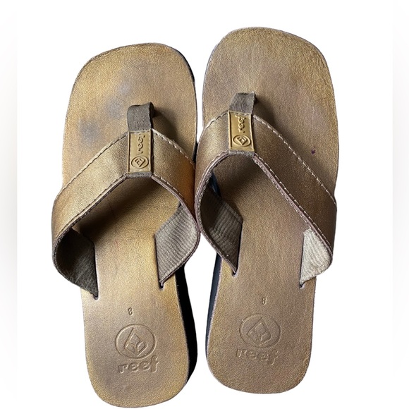 Ladies Reef wedge flip flops Size 8 - Picture 7 of 12